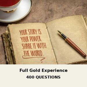 📖 Full Gold Memoir Experience – A Masterpiece of Your Life