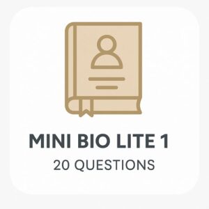 Mini Biography Lite 1 (20 Questions)