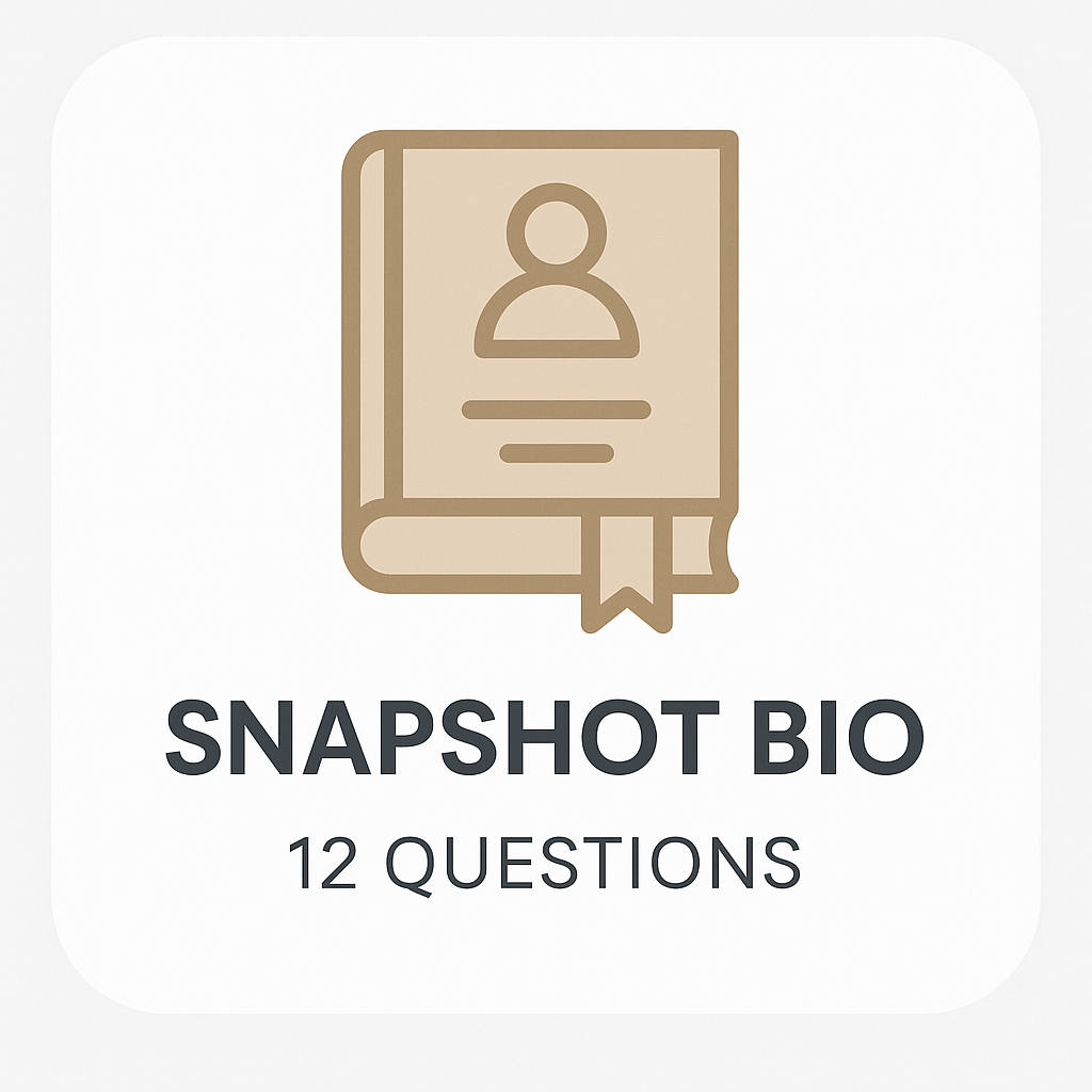 Snapshot Biography